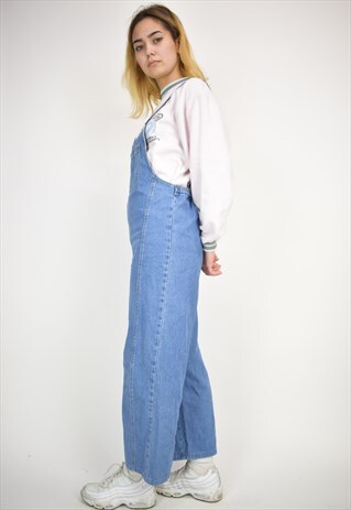 VINTAGE 90'S TRUE BLUE DENIM DUNGAREES