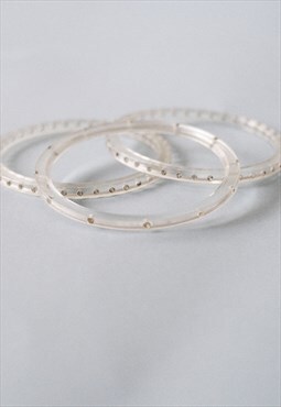 Clear Glam Rhinestone Bracelets