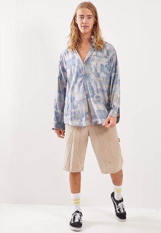VINTAGE PATTERNED FESTIVAL LONG SLEEVE SHIRT