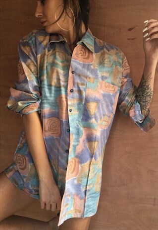OVERSIZED RETRO 90S 80S VINTAGE UNISEX FESTIVAL SHIRT