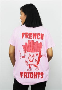 French Frights Women's Halloween Graphic T Shirt