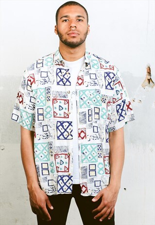 VINTAGE SUMMER PATTERN SHIRT