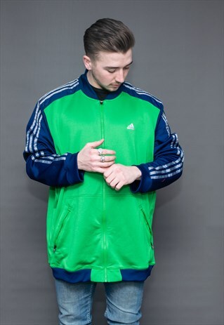 VINTAGE ADIDAS OVERSIZED TRACK JACKET