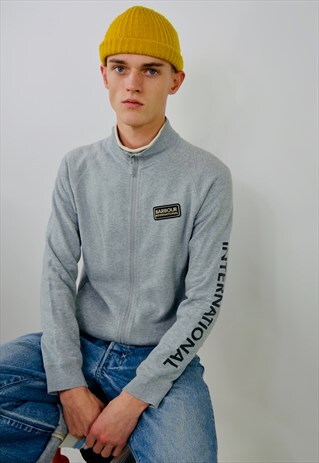 VINTAGE BARBOUR ZIP UP SWEATSHIRT