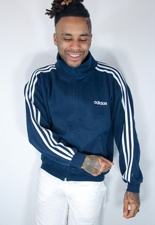 ADIDAS EMBROIDED ZIP SWEATSHIRT