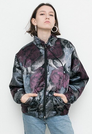 SILKY BOMBER JACKET
