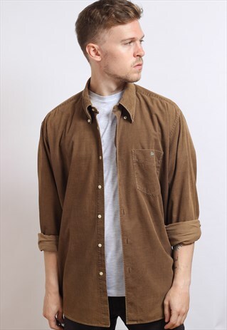 VINTAGE LACOSTE CORDUROY SHIRT