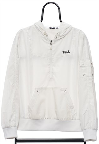 VINTAGE FILA WHITE TRACK JACKET WOMENS