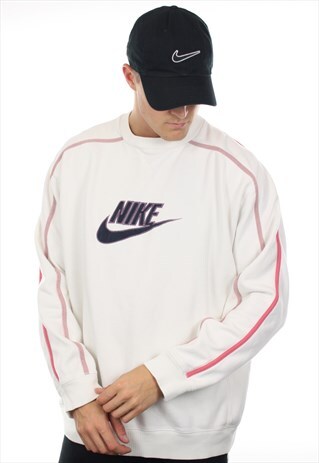 VINTAGE NIKE SPELL OUT SWEATSHIRT JUMPER