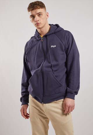 VINTAGE FILA ZIP-UP HOODIE