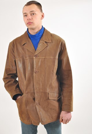 VINTAGE SUEDE LEATHER COAT