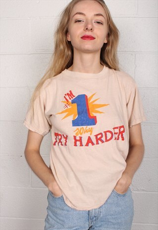 70'S I'M NO. 1 CREAM TEE