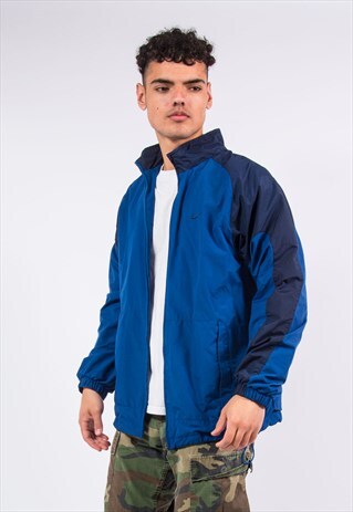 00'S Y2K NIKE BLUE SHELL JACKET TRACKSUIT TOP