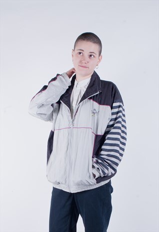 VINTAGE 80'S PUMA WINDBREAKER SHELL SUIT JACKET