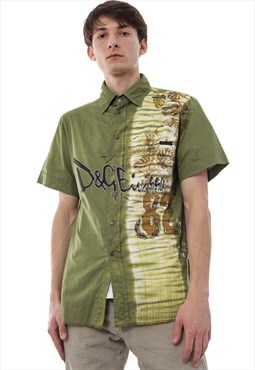 Vintage DOLCE & GABBANA Shirt Short Sleeve Green
