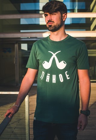 BOTTLE GREEN PIPE CLOTH T-SHIRT