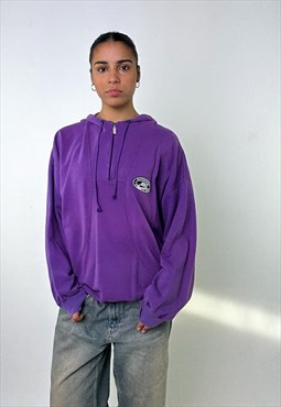 Purple 80s NIKE Hoodie Sweatshirt