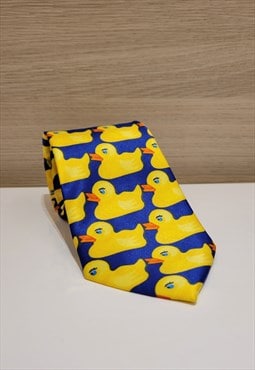Little Yellow Duck Tie in Yellow Color