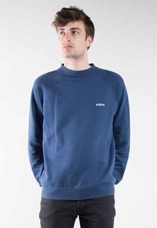 VINTAGE LEVI'S 90'S BLUE SWEATSHIRT