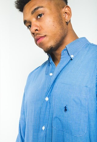 VINTAGE 80S CLASSIC POLO RALPH LAUREN SHIRT / S6252
