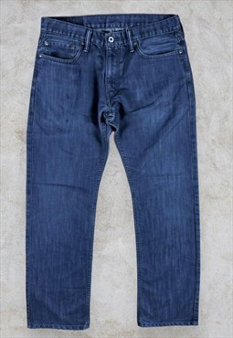 Levi's Jeans Blue Straight Leg Rare Black Label W33 L32