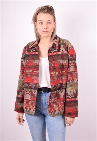 WOMENS VINTAGE JACKET XL MULTI 90'S