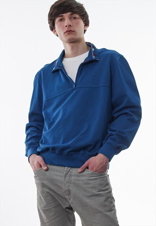 VINTAGE PAUL & SHARK PULLOVER SWEATER SWEATSHIRT 90S BLUE
