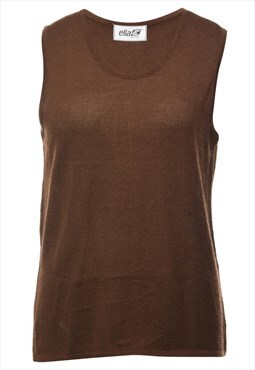 Vintage Sleeveless Sweater Vest - M