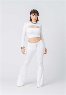 Festival Old Faith Long Sleeves Top in White