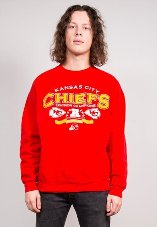 VINTAGE 90'S KANSAS CITY CHIEFS AMERICAN FOOTBALL SWEATSHIRT