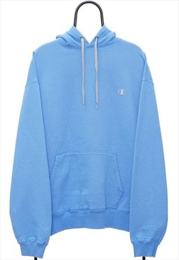 Vintage Champion Blue Hoodie Womens