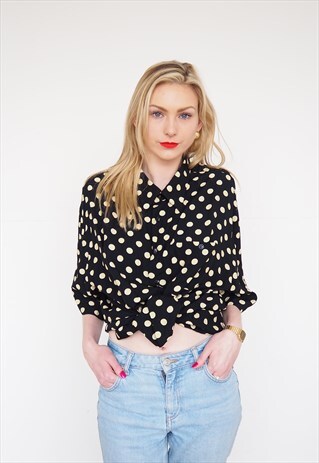 POLKA DOT BLOUSE