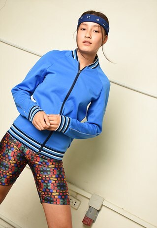VINTAGE 70S RETRO SPORTS TRACKSUIT JACKET SWEATSHIRT