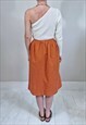 SECONDHAND OFF WHITE COLD SHOULDER KNIT TOP 