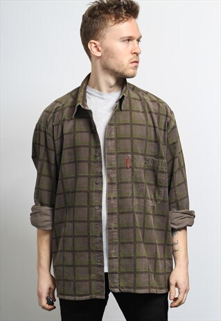 VINTAGE CORDUROY CORD SHIRT