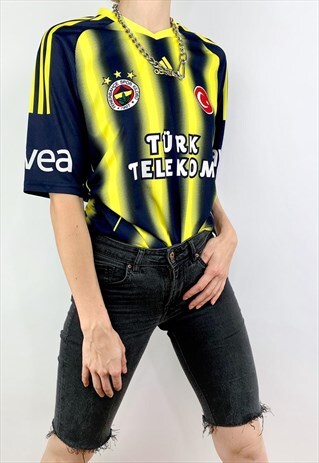 VINTAGE 80S 90S ADIDAS SPORT SPORTSWEAR FOOTBALL JERSEY TEE