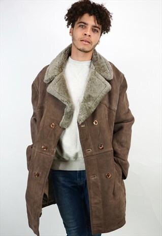 VINTAGE 90'S SHEARLING COAT