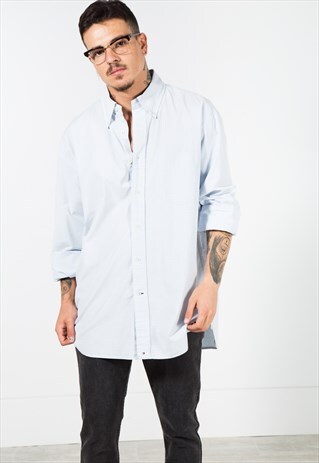 VINTAGE 80S TOMMY HILFIGER SHIRT/ S4535