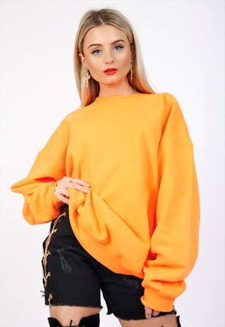 ULTIMATE BOYFRIEND SWEATER- SUNSET ORANGE
