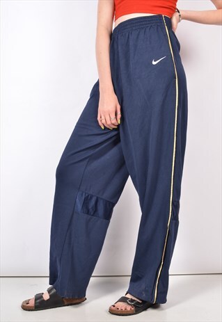 VINTAGE 90'S NIKE TRACKIE JOGGING BOTTOMS BLUE
