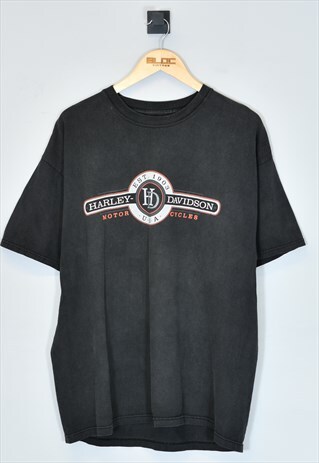 Vintage Harley Davidson California T-Shirt Black XLarge