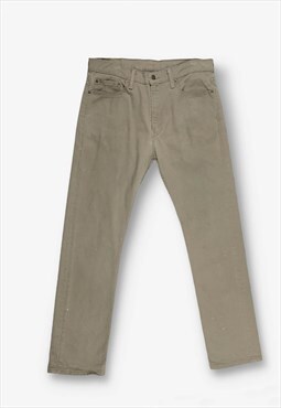 Vintage levi's 513 slim fit jeans grey w34 l32 BV20615