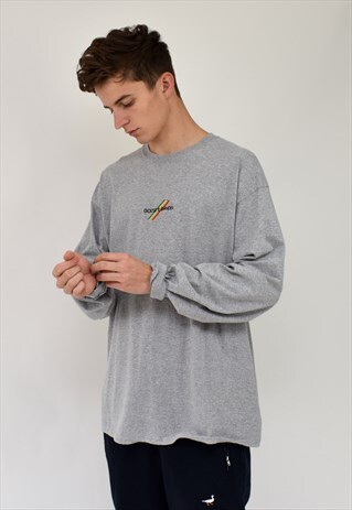 G&G UNISEX SG MULTI LINES L/S CUFFED TEE