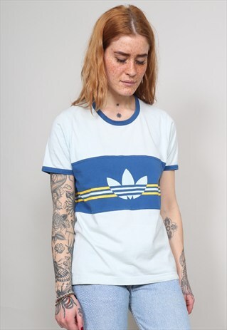 VINTAGE 90'S ADIDAS MULTI-COLOURED T-SHIRT