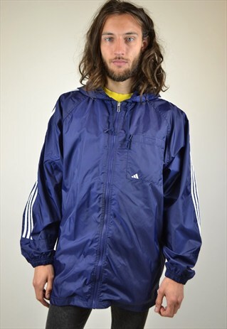 VINTAGE 90'S ADIDAS HOODED FESTIVAL JACKET