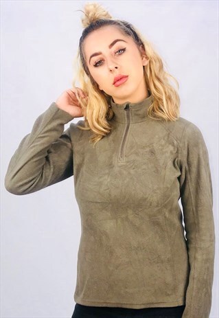 VINTAGE THE NORTH FACE 1/4 ZIP UP FLEECE