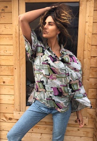 OVERSIZED RETRO 90S 80S VINTAGE UNISEX FESTIVAL SHIRT