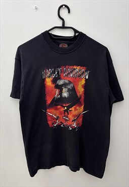 Vintage 1998 Harley Davidson Southampton black T-shirt small