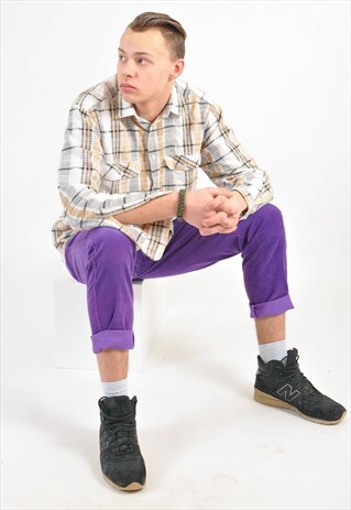 VINTAGE 90'S CHECKED SHIRT