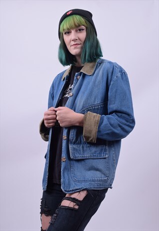 VINTAGE 90'S LIGHTWEIGHT DENIM JACKET SIZE MEDIUM